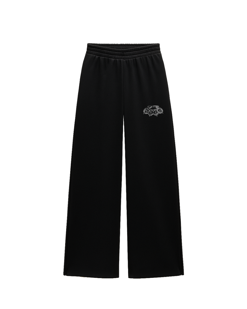 Basic Black Genrage Baggy Pants