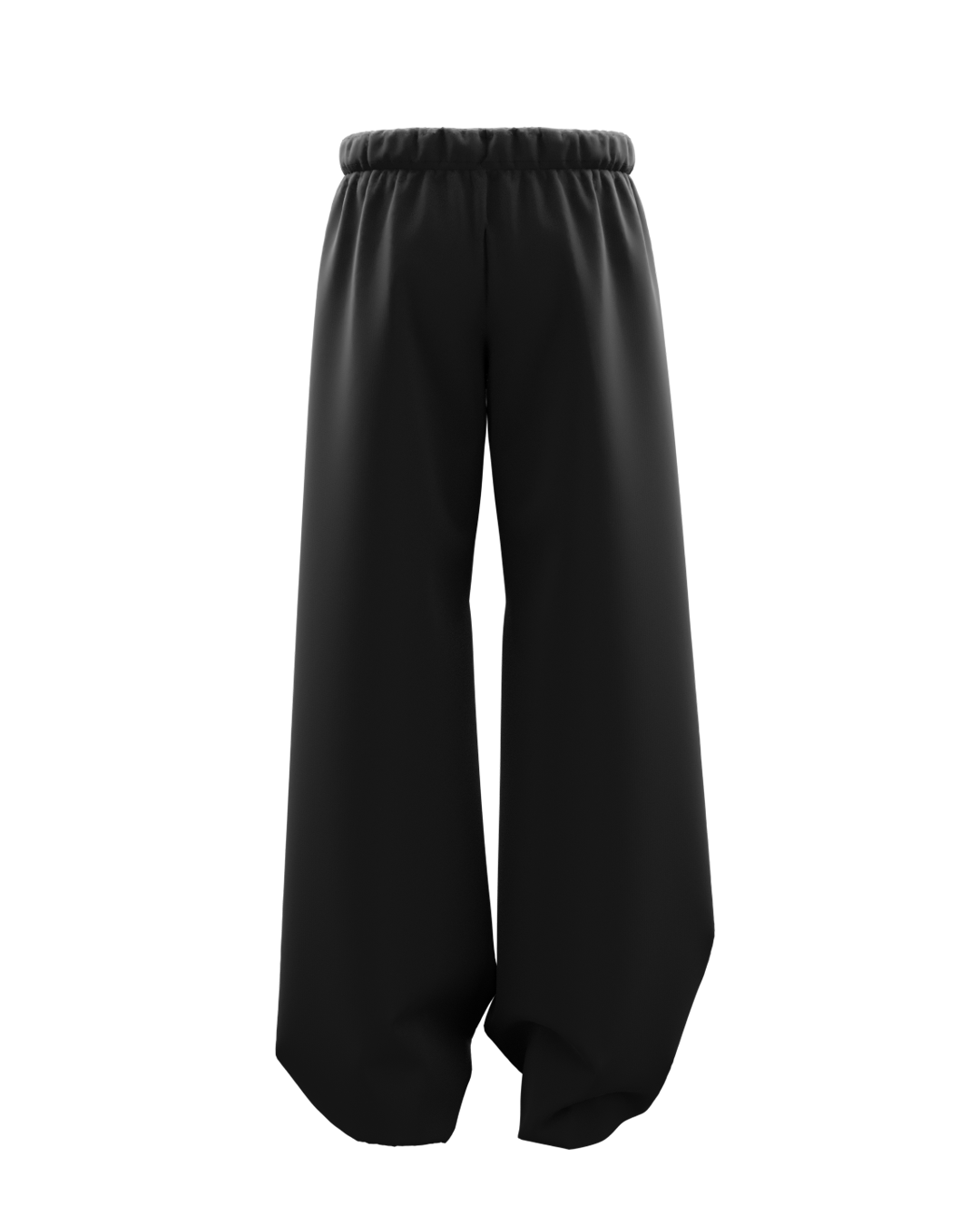 Basic Black Genrage Baggy Pants