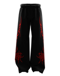 Bloodsigil Black Unisex Straight Fit Baggy Pants