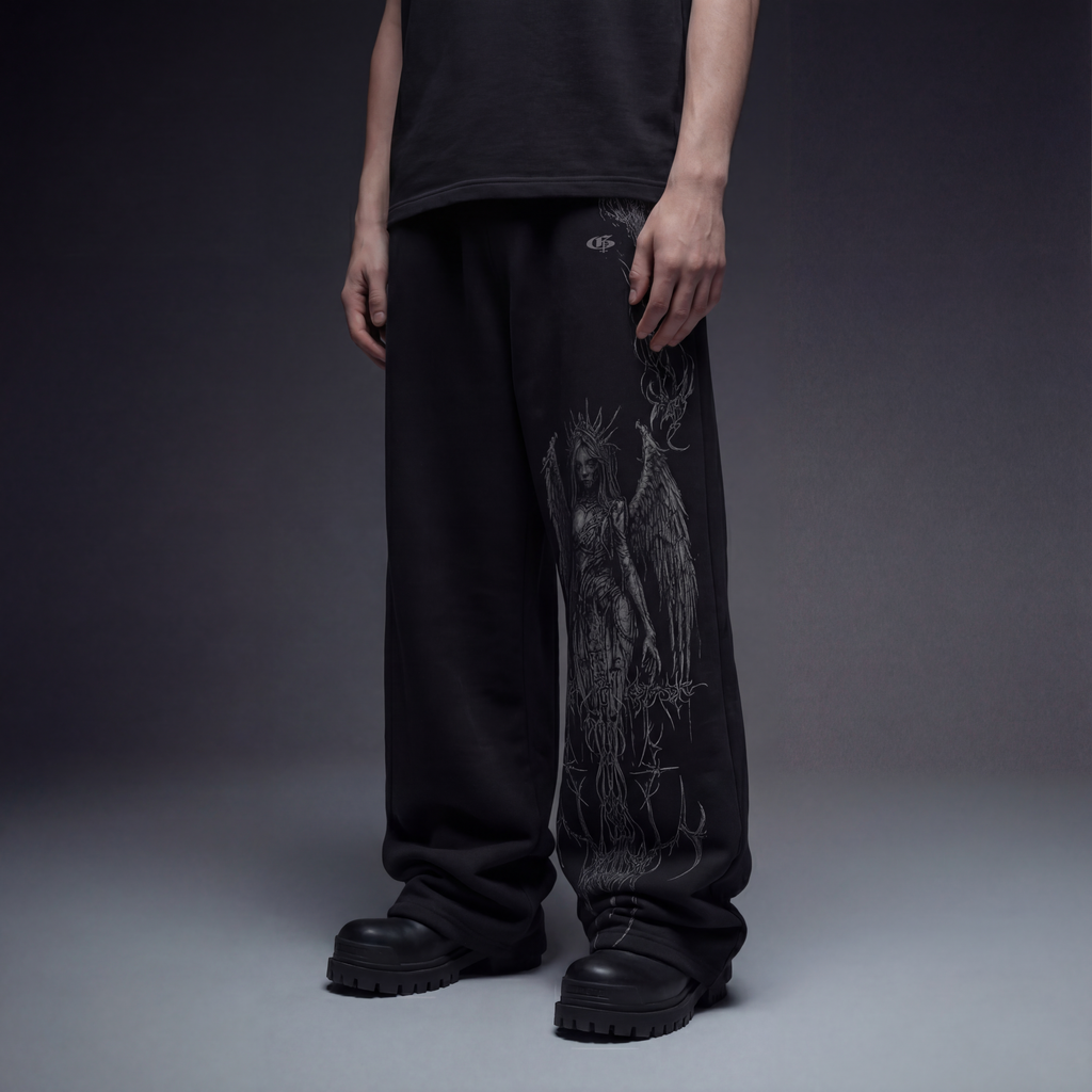 Crown Unisex Straight Fit Baggy Pants