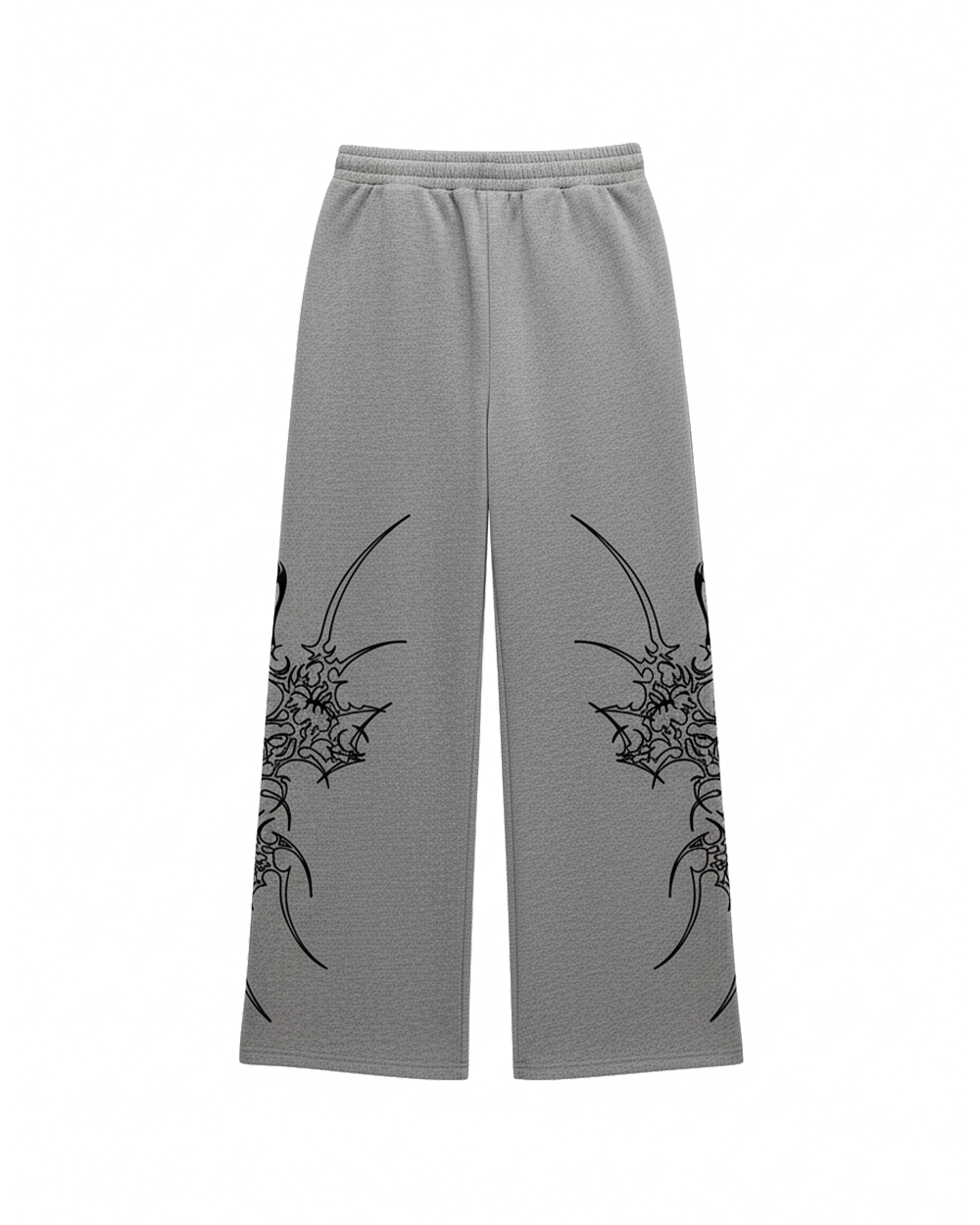 Greysigil Melange Unisex Straight Fit Baggy Pants