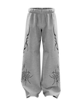 Greysigil Melange Unisex Straight Fit Baggy Pants