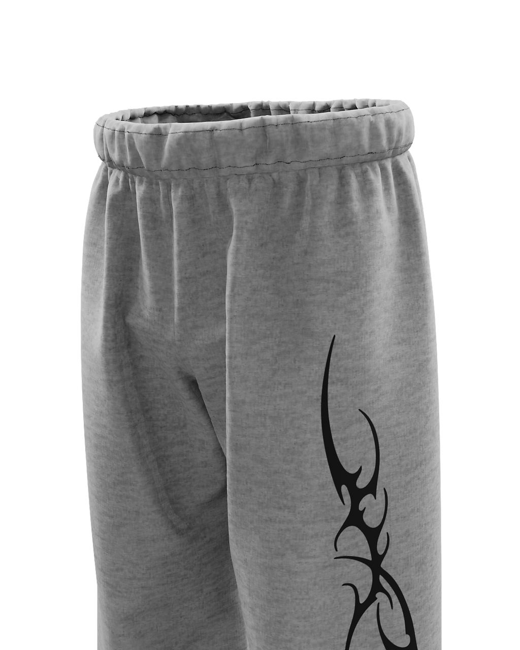 Greysigil Melange Unisex Straight Fit Baggy Pants