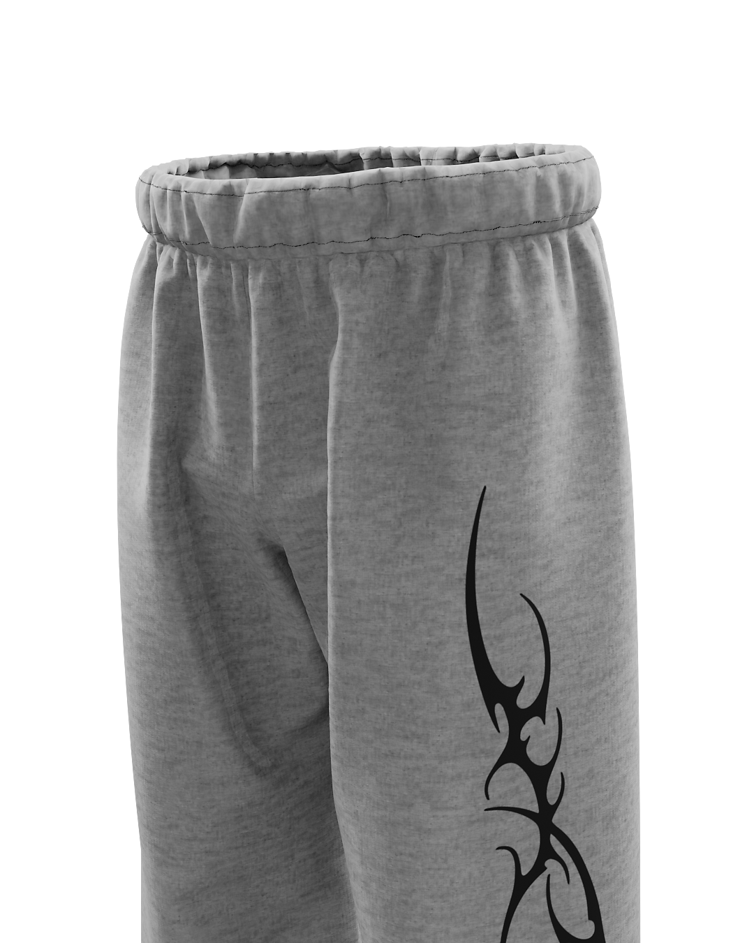 Greysigil Melange Unisex Straight Fit Baggy Pants