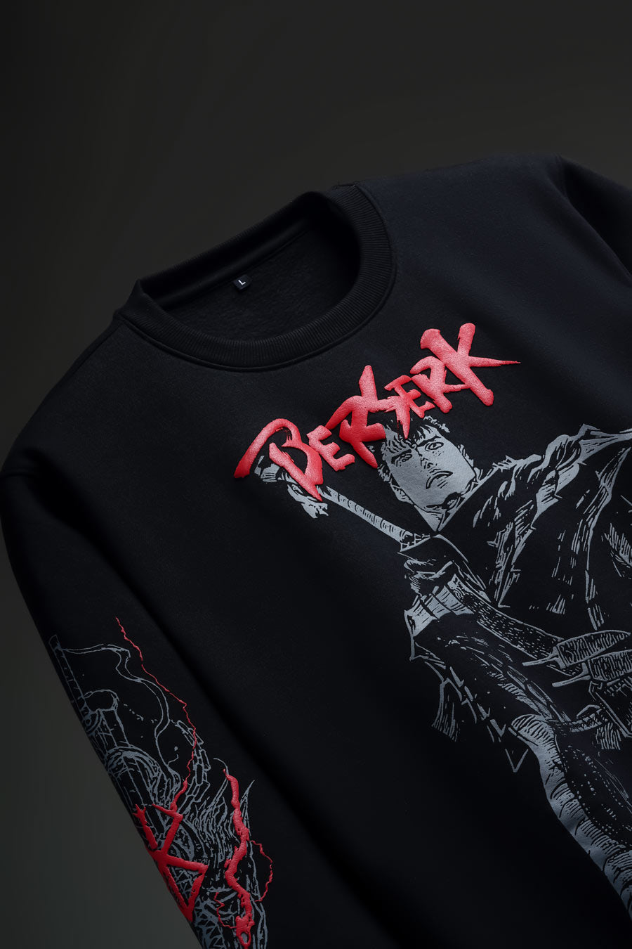 Tale Of Berserk - Anime Sweatshirt with Puff Print and Embroidery
