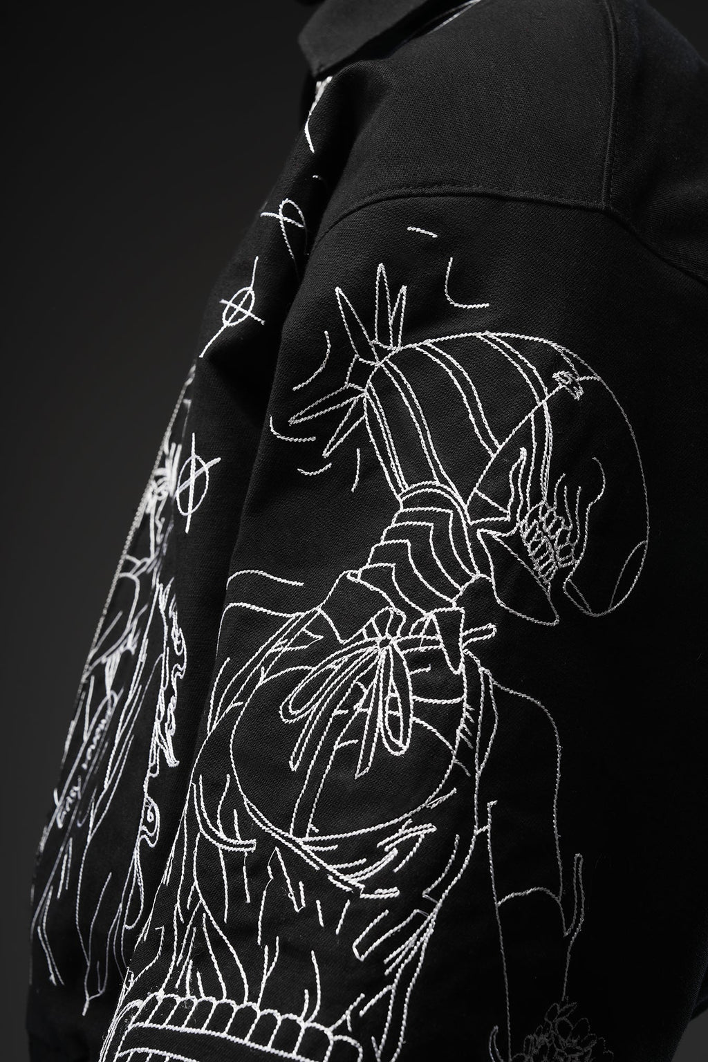 CSMAN - Fully Embroidered Denim Jacket