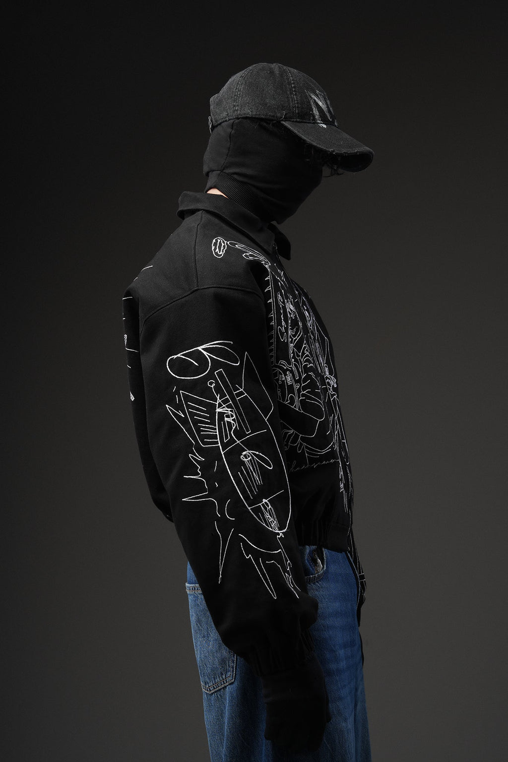 CSMAN - Fully Embroidered Denim Jacket