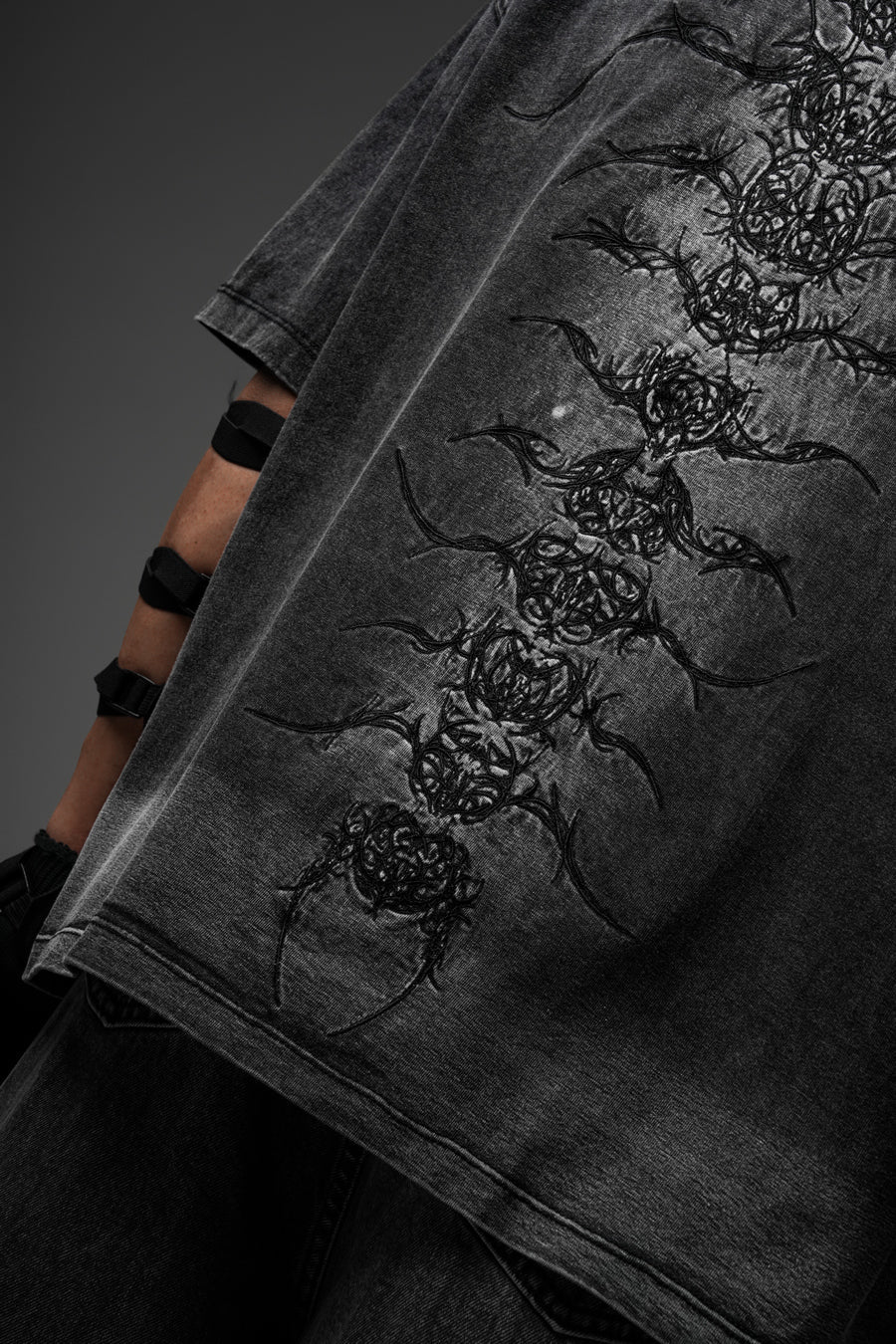 Centebrae - Cut N Stitched Washed Tshirt