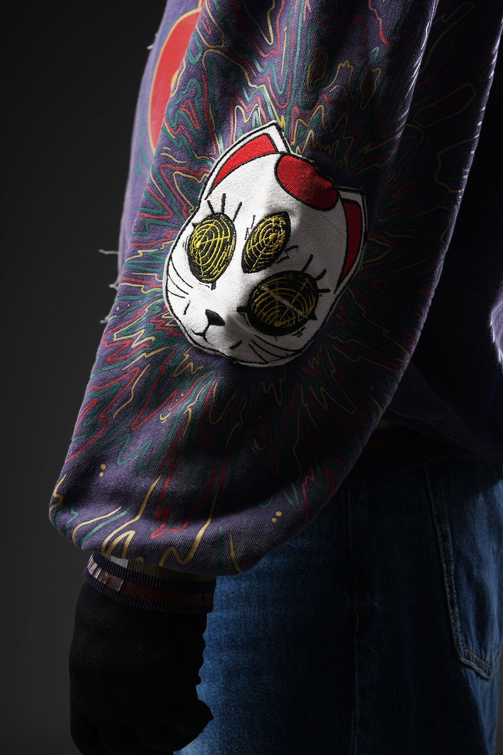 Paranorman - Purple Washed Patch-worked Jacket