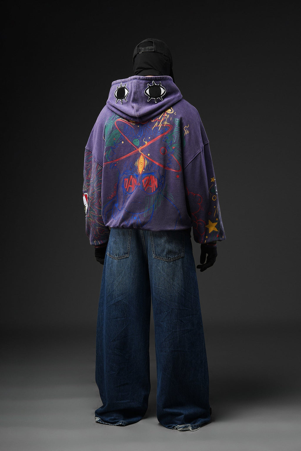 Paranorman - Purple Washed Patch-worked Jacket