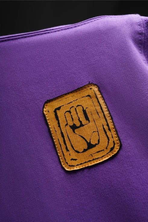 Jojo Reference - Anime Oversized T-shirt with Patchwork