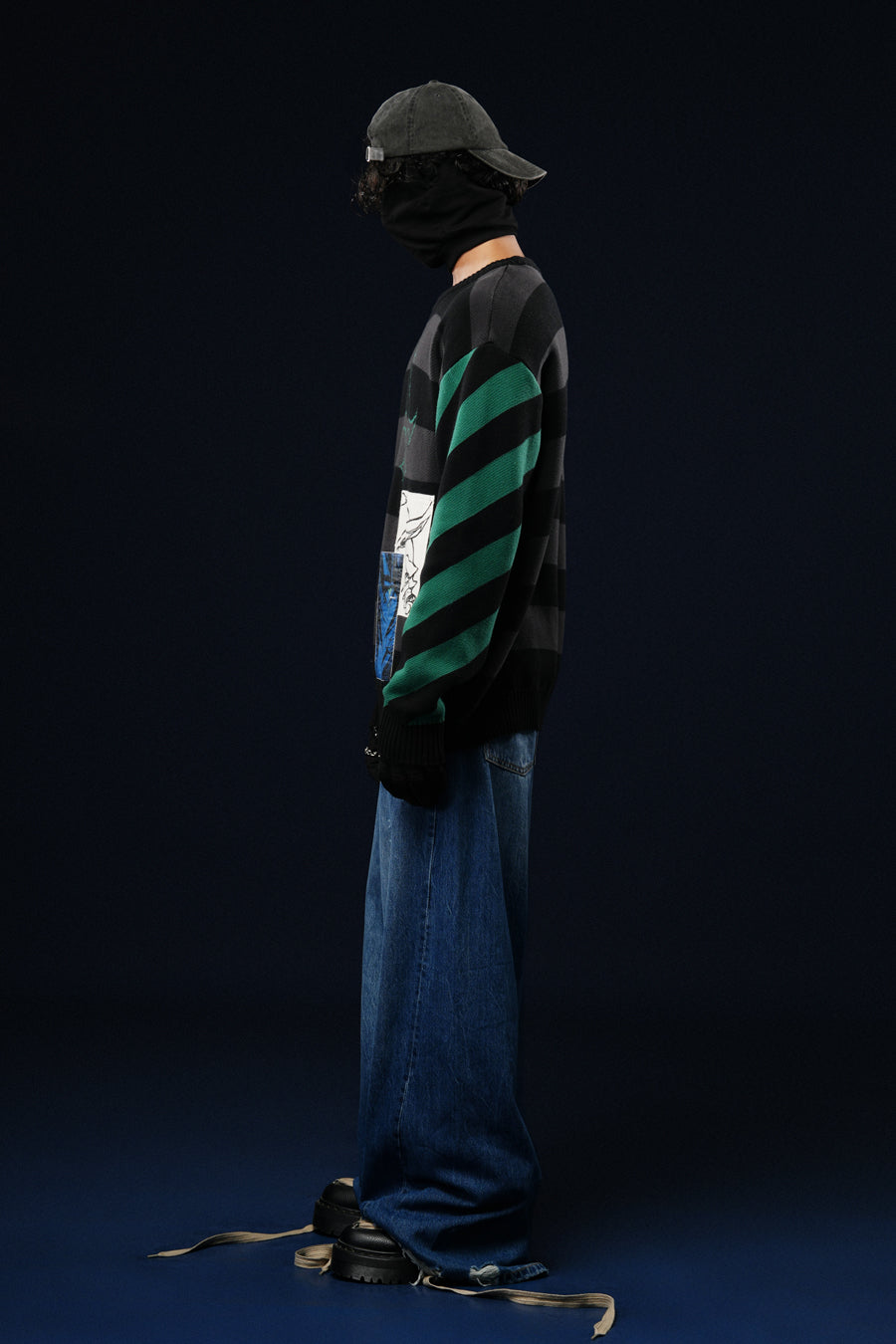 Cifer 04 - Knitted Goth Sweatshirt